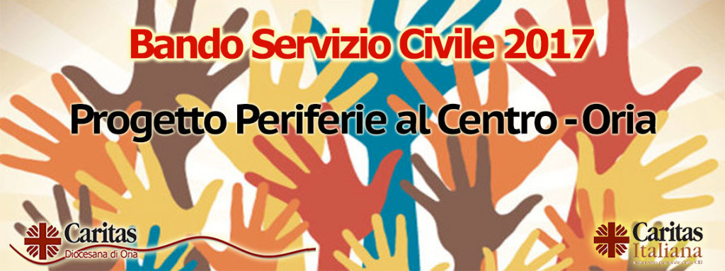 Bando Servizio Civile 2017 - Caritas Oria