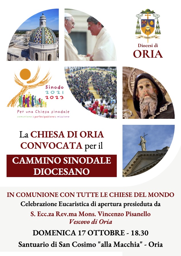 Manifesto celebrazione di apertura del cammino sinodale diocesano